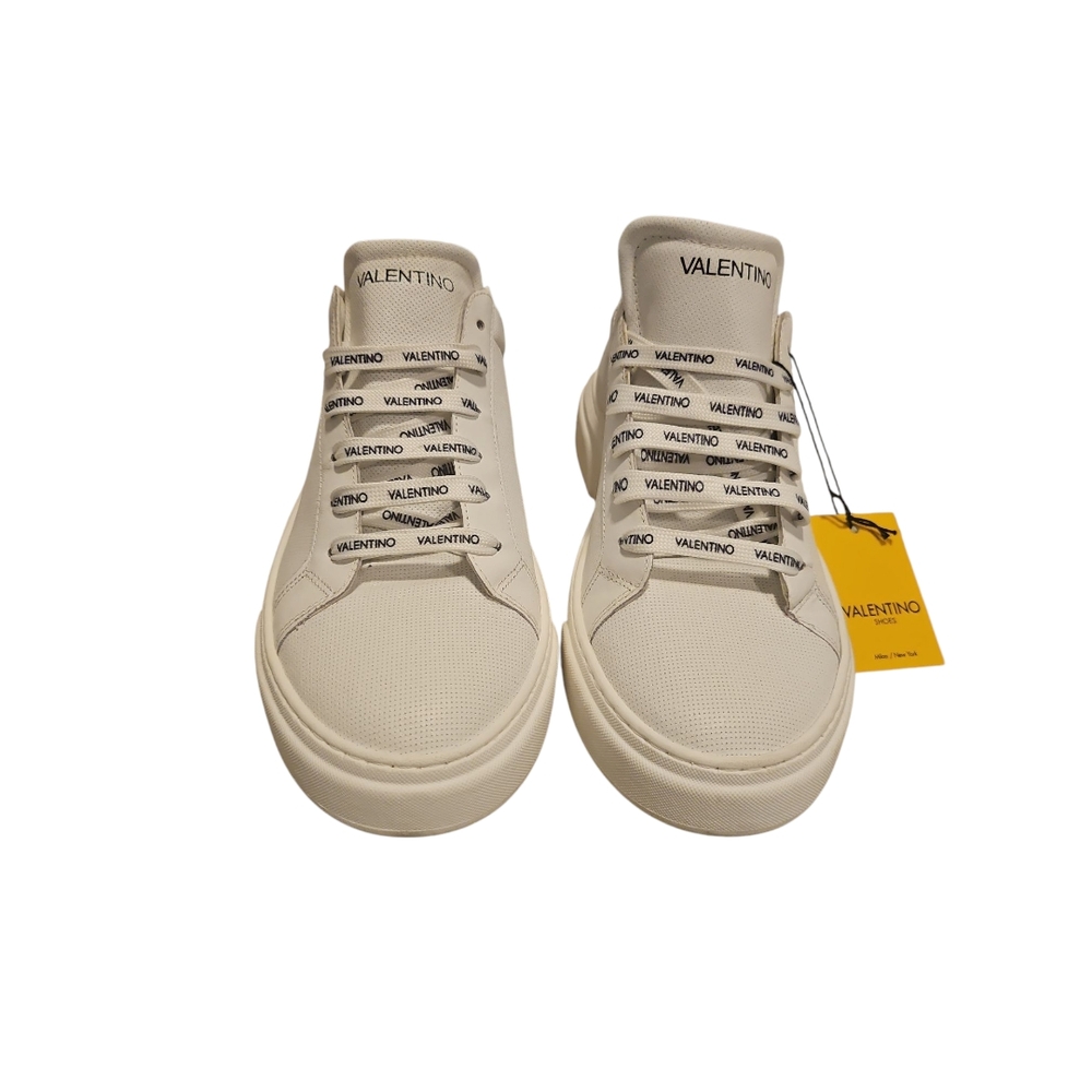 Valentino White Sneakers w/Black Accents - Picture 5 of 7